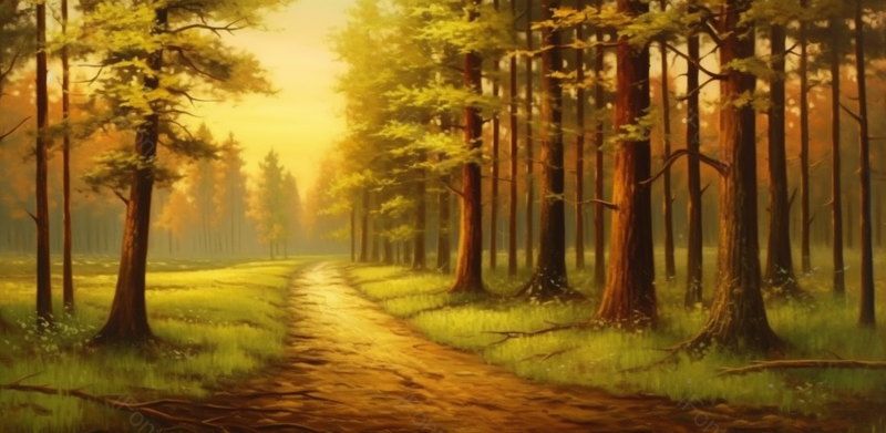 户外大自然森林手绘插画图,插画/手绘图,插画/手绘图库,插画/手绘图下载,插画/手绘